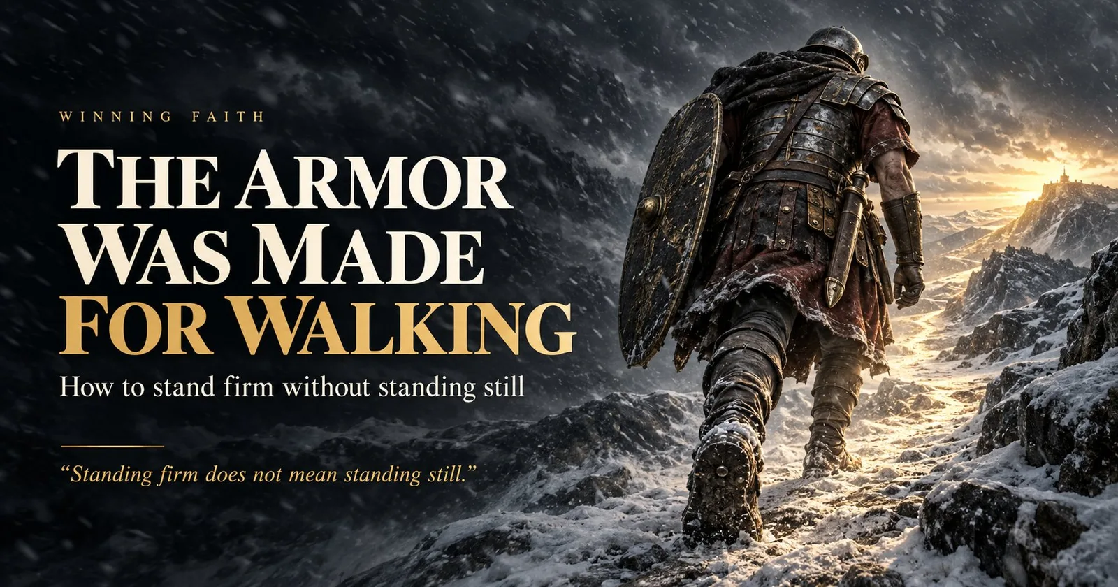 The Armor Was Made for Walking