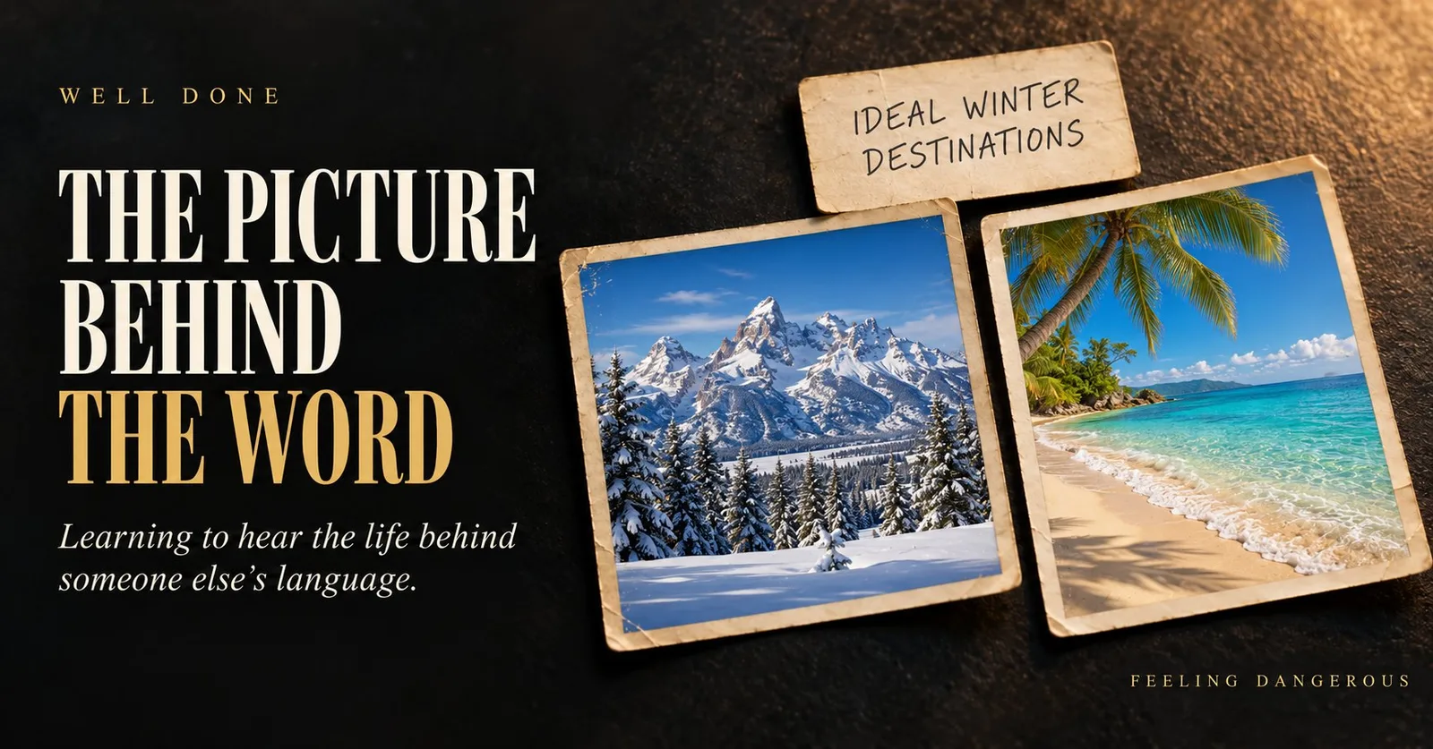 The Picture Behind the Word